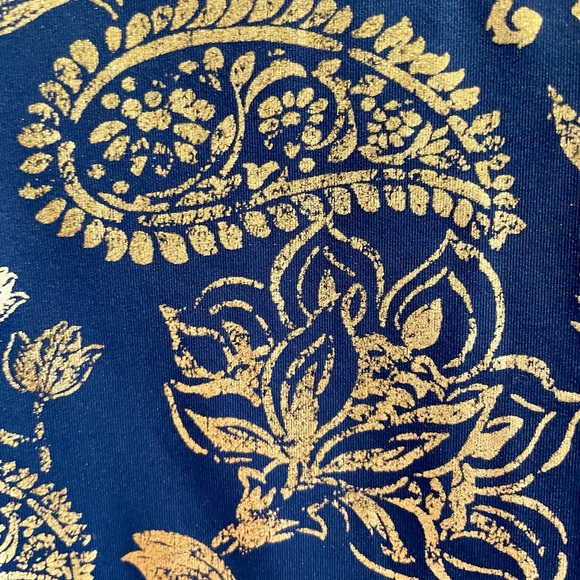 cabana life metalic foil print dress - Picture 5 of 7